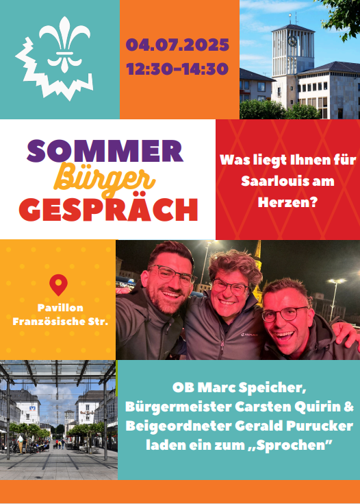 Sprochen mit der Verwaltungsspitze